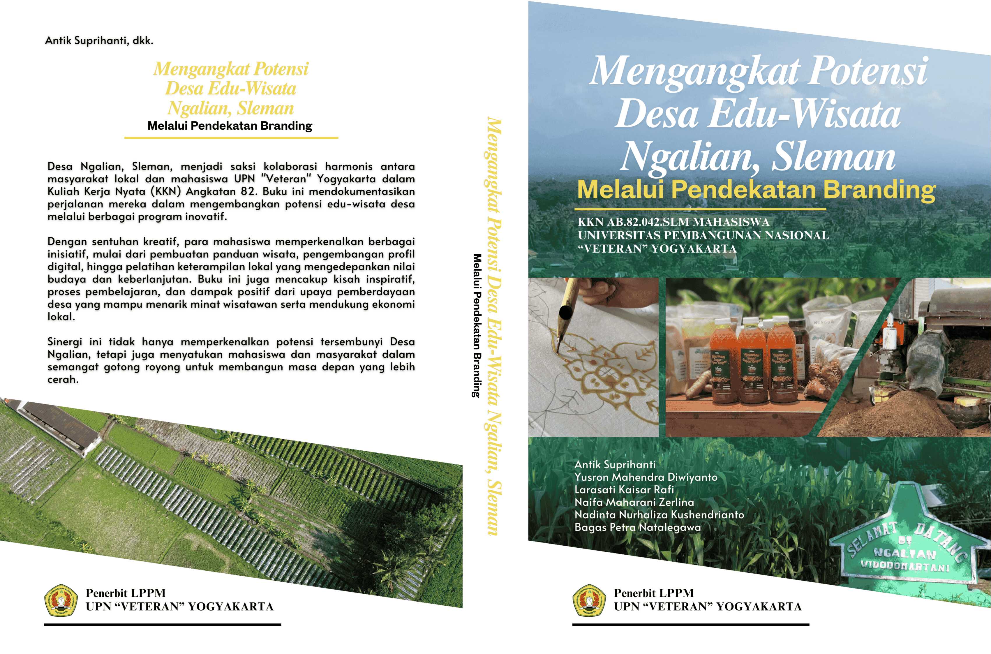 Cover Buku MENGANGKAT POTENSI DESA EDU-WISATA NGALIAN, SLEMAN MELALUI PENDEKATAN BRANDING